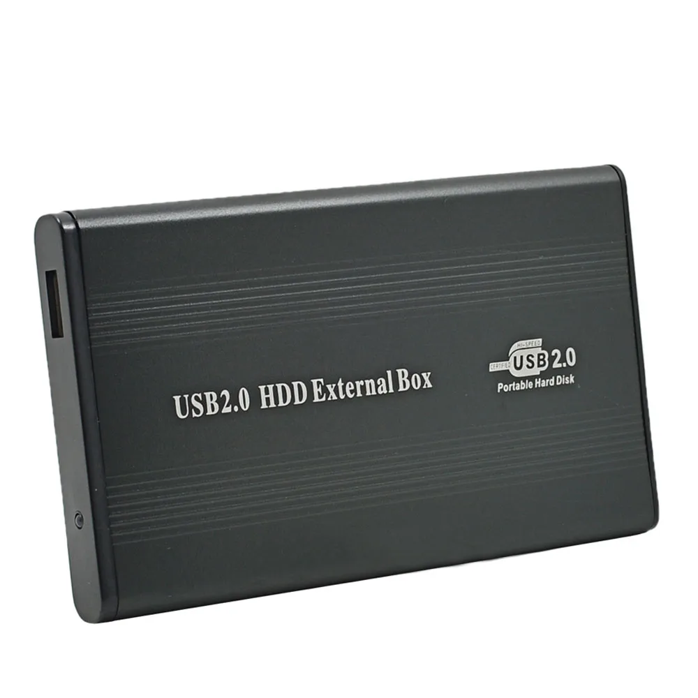 TISHRIC Черный Внешний USB 2 0 5 контейнер IDE для жестких дисков HDD Box адаптер корпуса 500