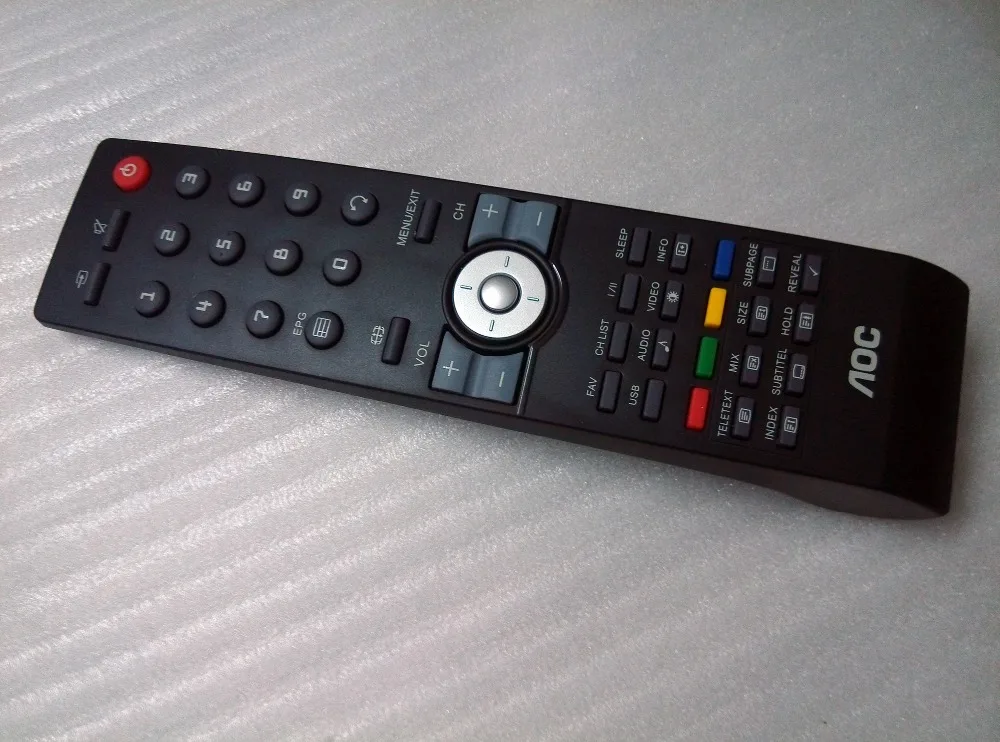 Оригинальный пульт дистанционного управления для AOC LCD TV Receiver RC2444601/01 098GRABDPNTACR|control