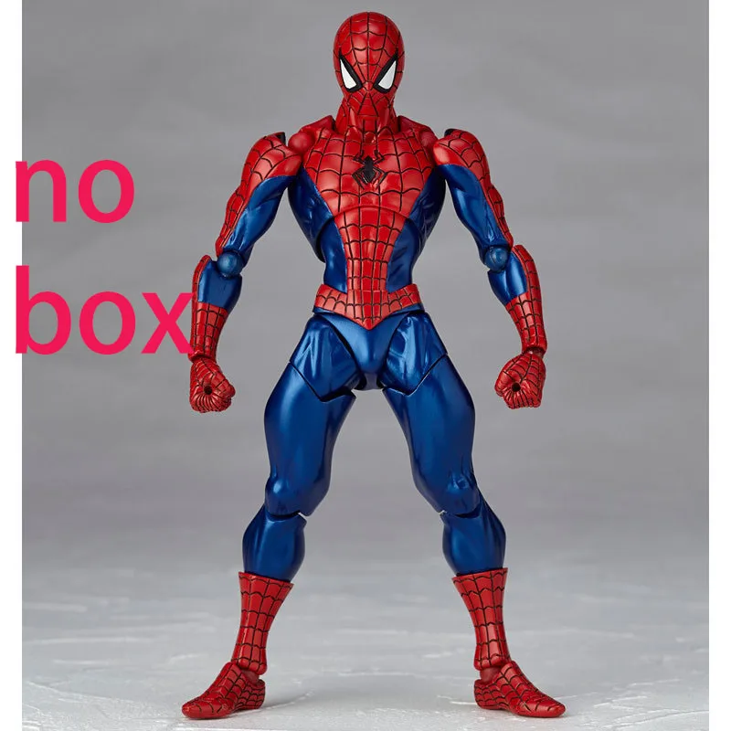 1 no box Горячая 16 см Человек-паук подвижная фигурка игрушка Коллекция Yamaguchi стиль аниме дети мальчик подарок малыш электронный питомец - Цвет: 1 no box