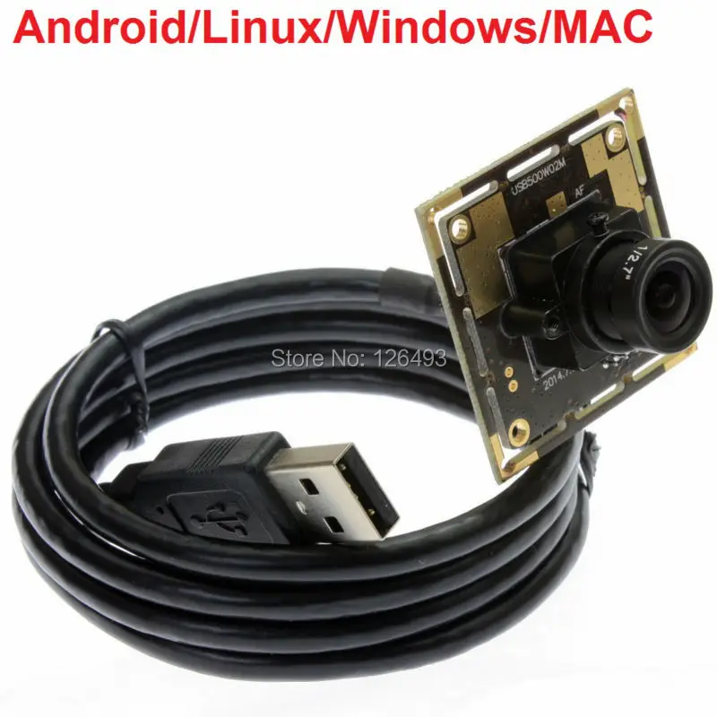 5,0 Мегапиксели 8 мм объектив 2592*1944 CMOS OV5640 MJPEG и YUY2 hd мини usb эндоскоп камера 5 м кабель usb