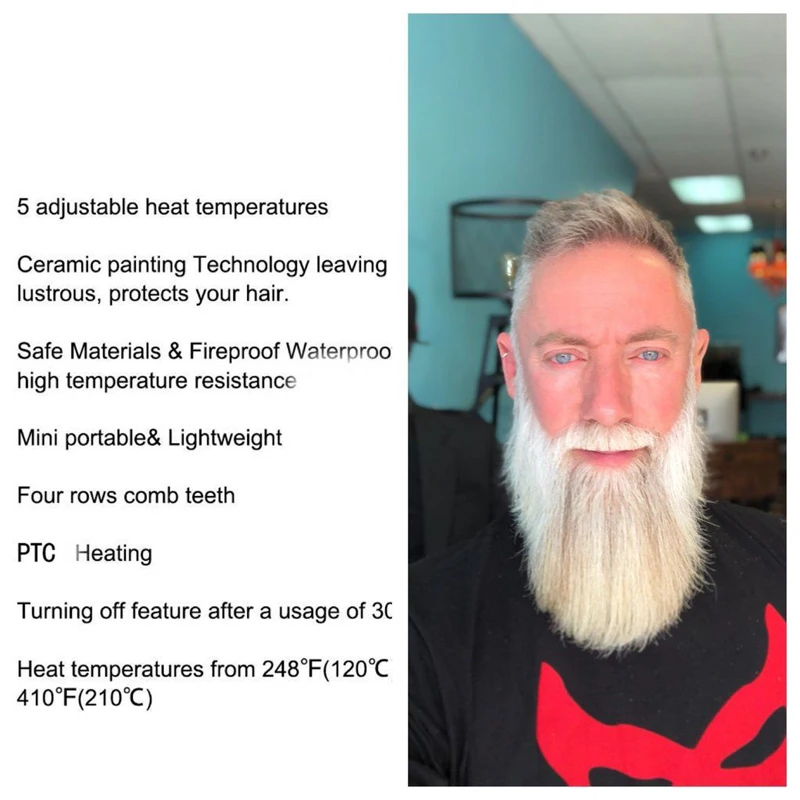 Многофункциональные щипцы для завивки волос выпрямление зажим расческа стайлер