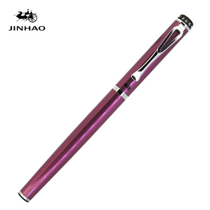 11 Jinhao 301 Роскошная Алмазная ручка 0,38 мм дополнительный тонкий наконечник авторучка металлическая ручка для письма чернильные ручки офисные школьные принадлежности Рождественский подарок - Цвет: 11