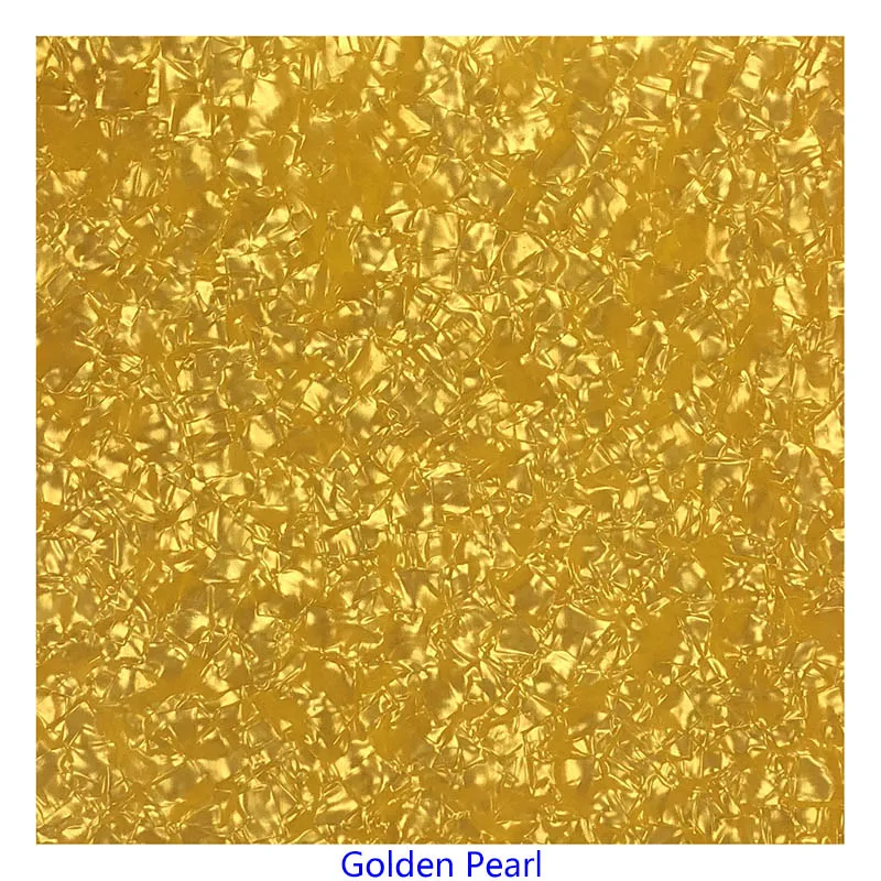 golden pearl Pleroo целлулоидный материал пустой лист для акустической гитары накладки самоклеющиеся 24 см x 22 см качество царапин пластины многоцветный - Цвет: golden pearl