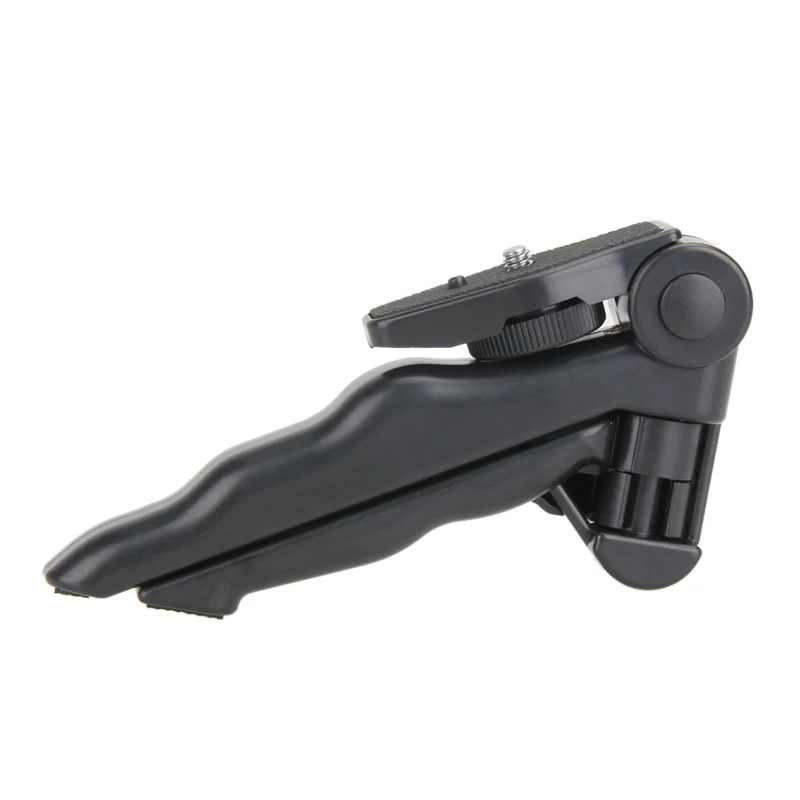 Universal Mini Camera Tripod 1/4 Screw Mount Adapter Mobile Phone Stand Stabilizer Table Tops Tripods Holder Plastic Black | Электроника