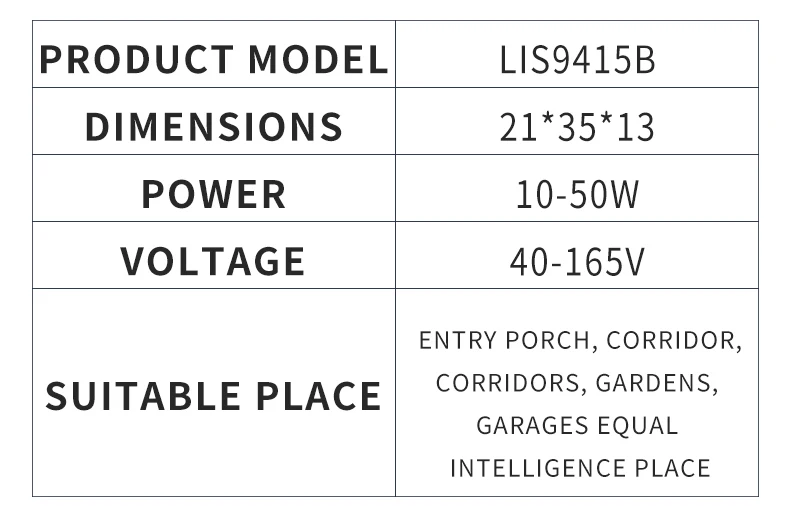 Led Driver Chip Input:AC180-264V Output:AC40-165V 200-240mA,10-50W Lighting Transformer Radar Induction Power Supply
