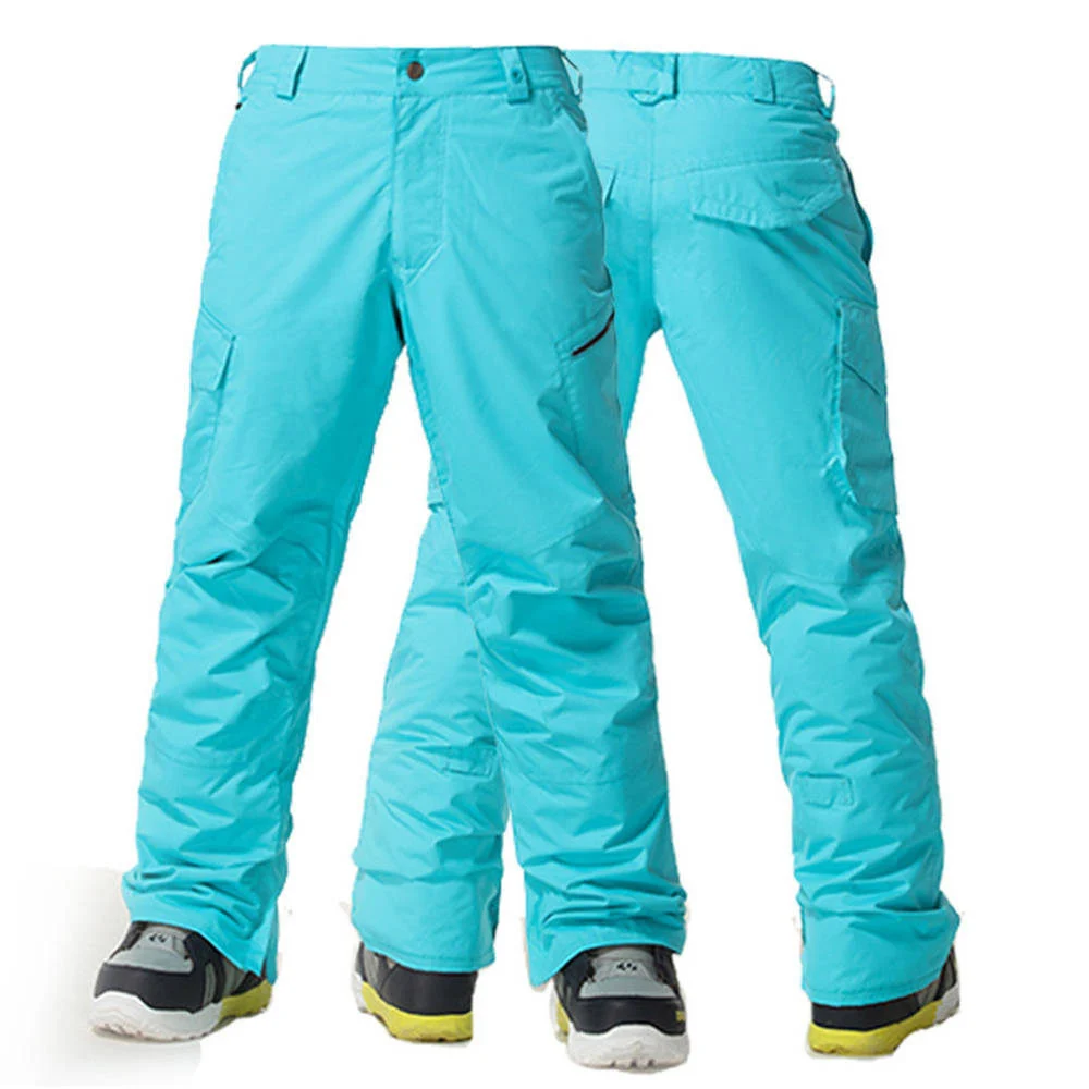 Зимние мужские лыжные штаны GSOU водонепроницаемые ветрозащитные регулируемые с
