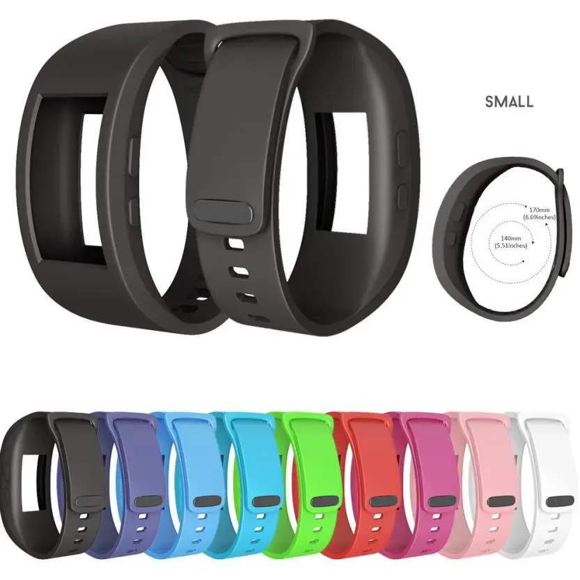Красочные Спортивные Мягкие силиконовые Wirstband замена ремешок для Sansung gear Fit 2/gear Fit 2 Pro AUG 6