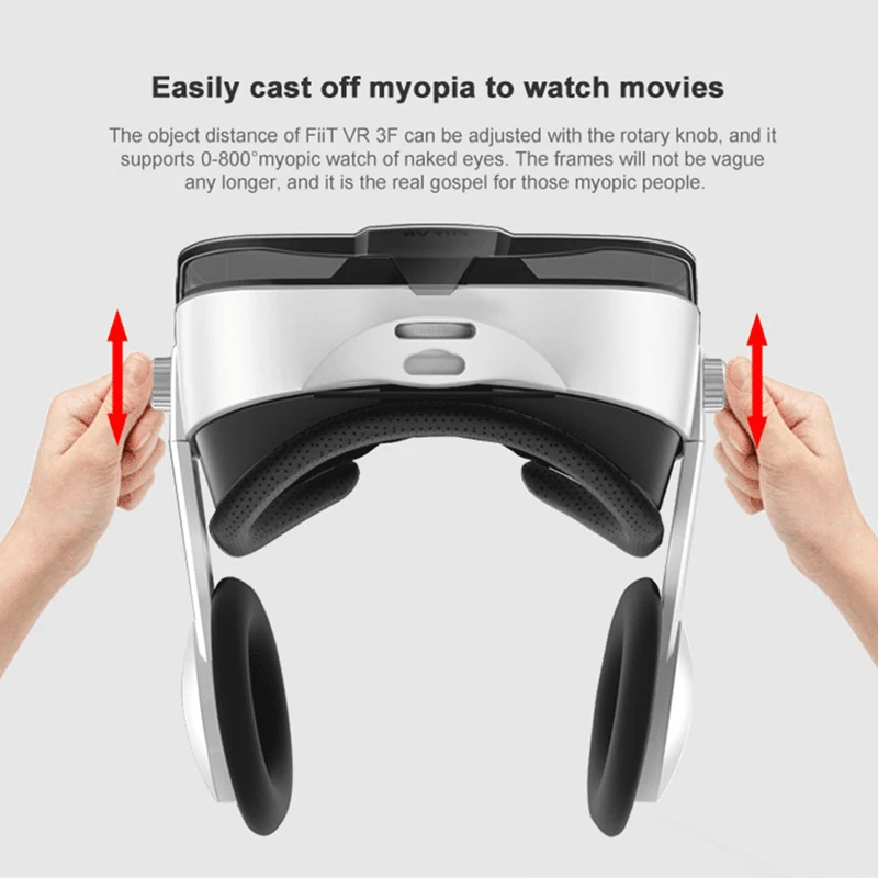 Fiit шлем 3D VR очки виртуальной реальности Гарнитура Google cardboard для смартфонов