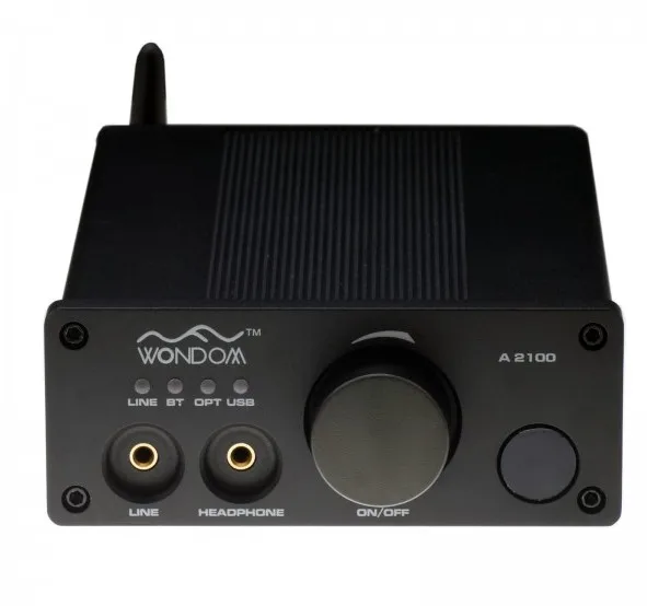 A2100 TDA7498 2x100 ватт 6 Ом класса D аудио усилитель проводник w Bluetooth и ИК пульт дистанционного управления