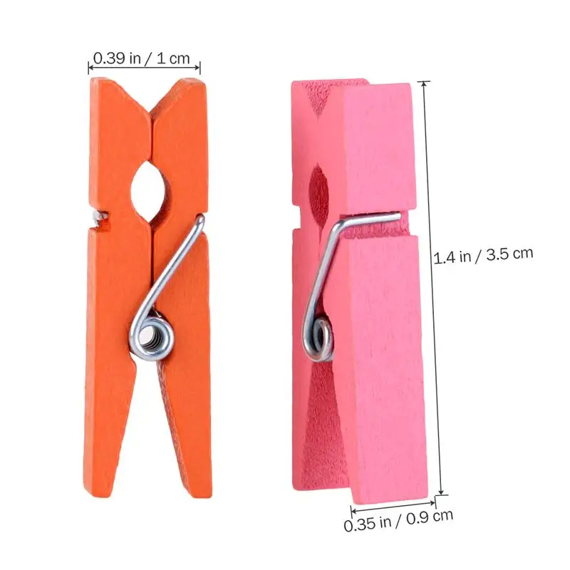 100 шт. Деревянные Прищепки для фотографий 3 5 см|clothespins wooden|clothespin clipsclothespin wedding |