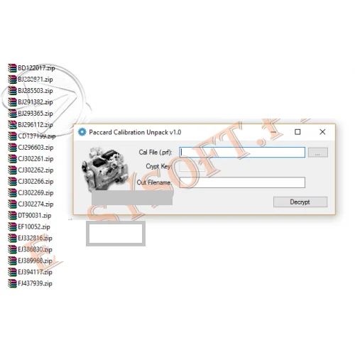 Калибровка Davie Decryptor v1.0 + пар файлы|paccar davie| |