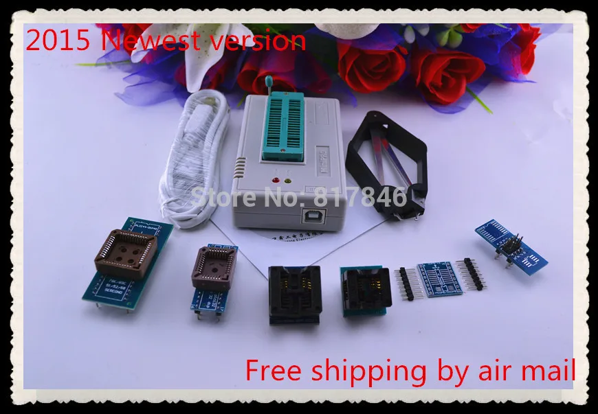 Программатор V10.37 MiniPro TL866II Plus USB 7 адаптеров|Калькуляторы| |