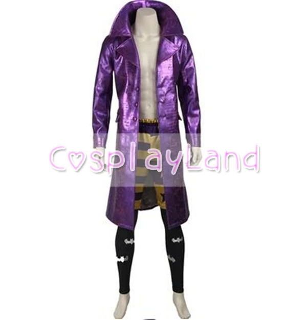 Костюмы на Хэллоуин для взрослых джокер костюм косплея фиолетового цвета