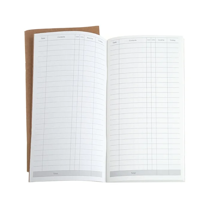 accounting notebook Записная книжка из крафт-бумаги, записная книжка в горошек, записная книжка-дневник, пустые страницы, канцелярские товары - Цвет: accounting notebook