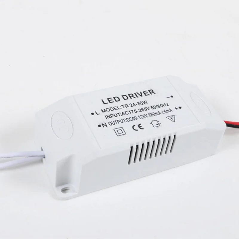 AC175 265V 24 36 Вт источник питания светодиодное освещение трансформаторы огнеупорная