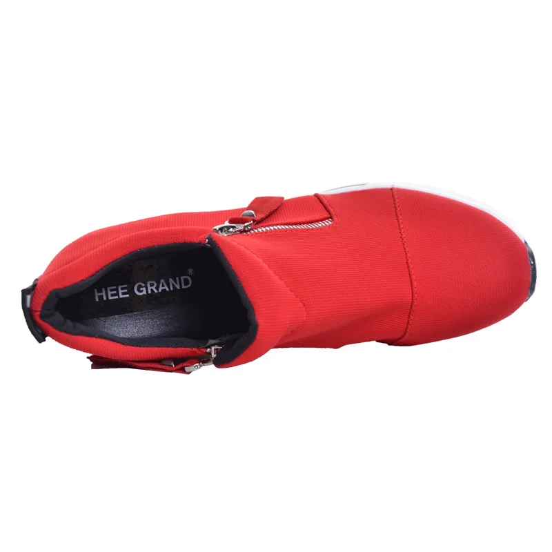 Wedges Women Boots 2019 New Platform Shoes Woman Creepers Slip On Ankle Fashion Casual XWD4722 | Обувь