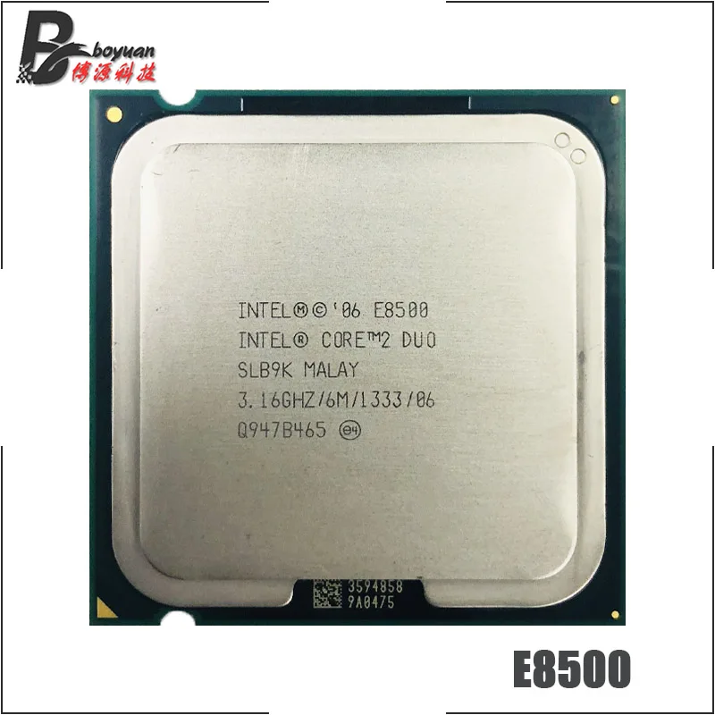 Двухъядерный процессор Intel Core 2 Duo E8500 3 1 ГГц 6 Мб 65 Вт 1333 LGA 775|cpu processor|core duointel core duo |