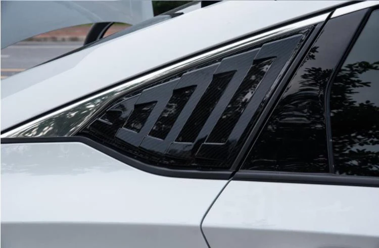 Для Honda Accord 10th углеродное волокно ABS задняя оконная ручка треугольник крышка чаши аксессуары для стайлинга автомобиля 2шт C1086