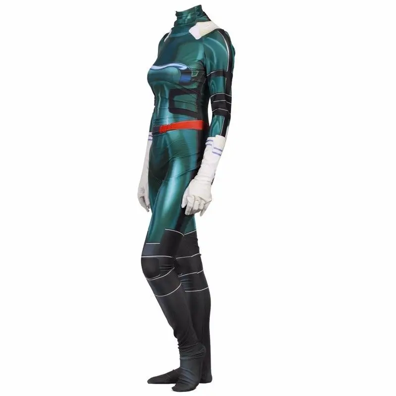 My Boku no Hero Academy Midoriya izku Deku, косплей костюм для мужчин и женщин, комбинезон из спандекса, костюм зентай на Хэллоуин, Рождество
