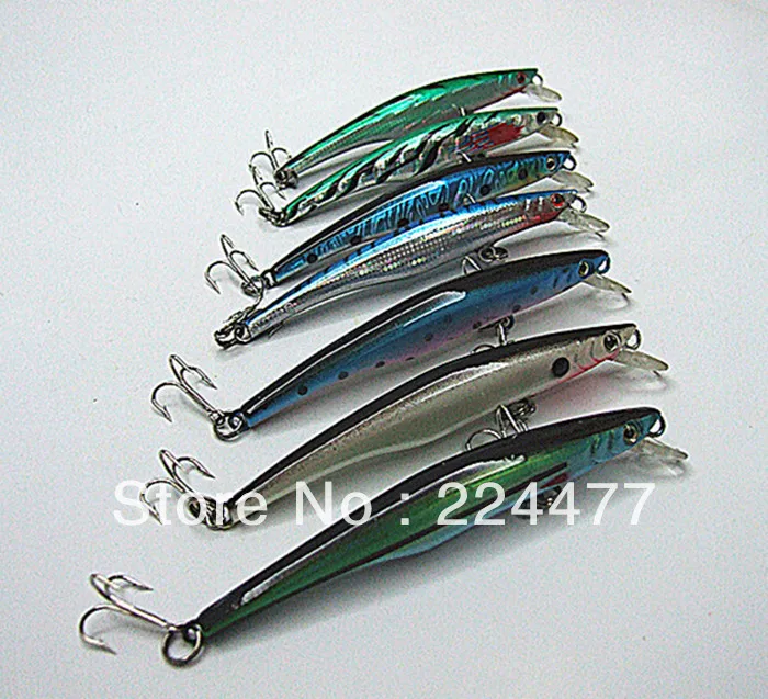 

9.5cm/10g Floating Type Hard Plastic Fishing Lures Minnow Bait Fishing Tackle Fresh Water Lure With China Hook