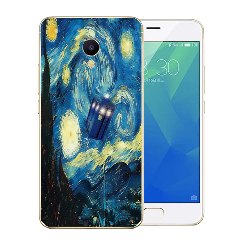 2018 Модный чехол для Meizu M5S Mini силиконовый Meilan m5s 5 2 &quotРоскошный Черный матовый