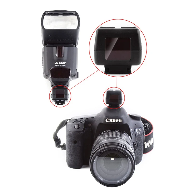 VILTROX фотовспышка Горячий башмак оптический ведомый триггер адаптер для вспышки