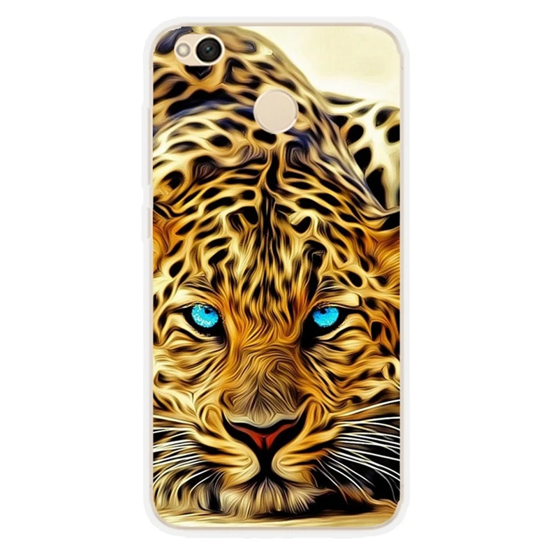 Silicone Cover For Xiaomi Redmi 4x Case 5.0' Printing Cute Animal for xm Xiomi 4 x Redmi4X Phone Cases |