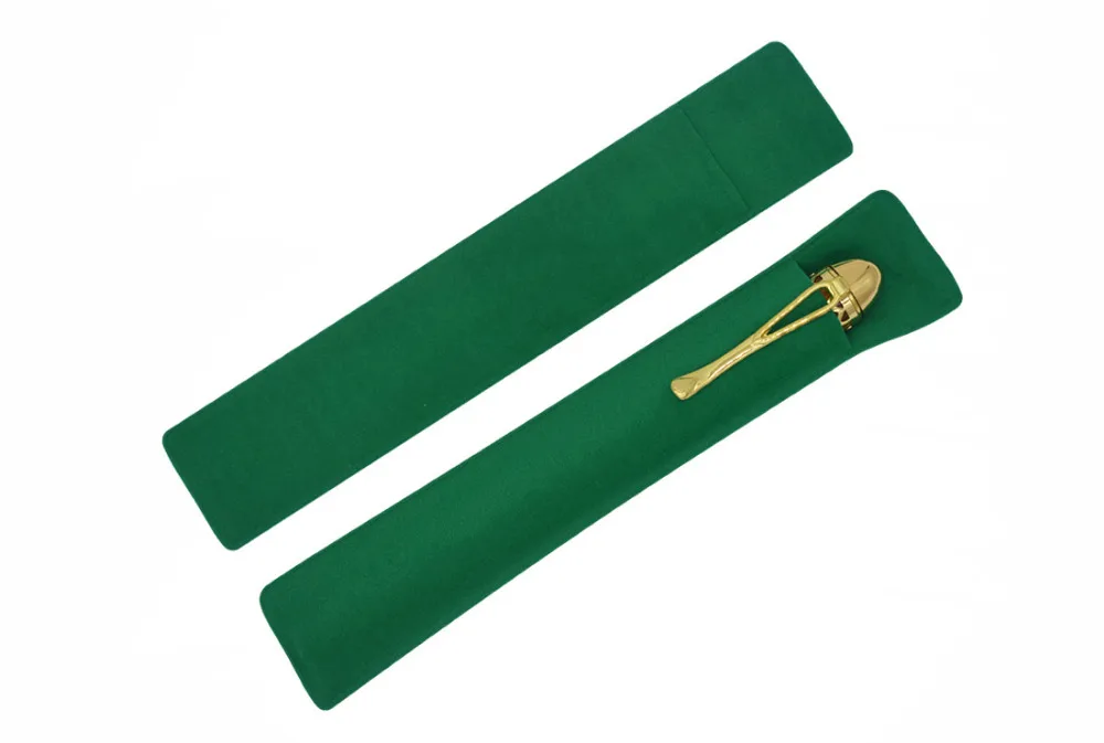 Зеленые бархатные сумки для ручки|velvet pen|bag bagbag pen |