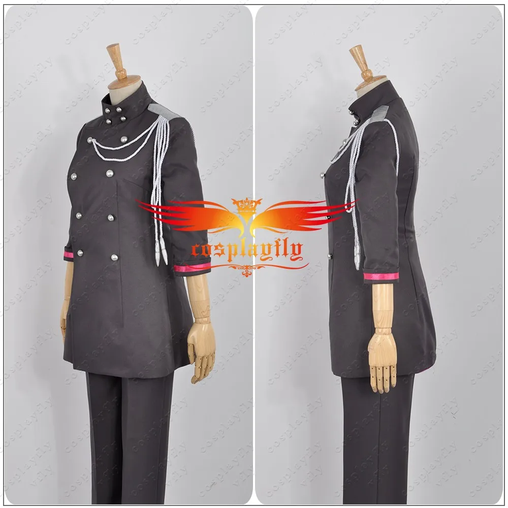 Uta no Prince-sama Mikaze AI Ментор Сияющий все звезды военный костюм для косплея фиолетового цвета жилет куртка шляпа брюки перчатки одежда