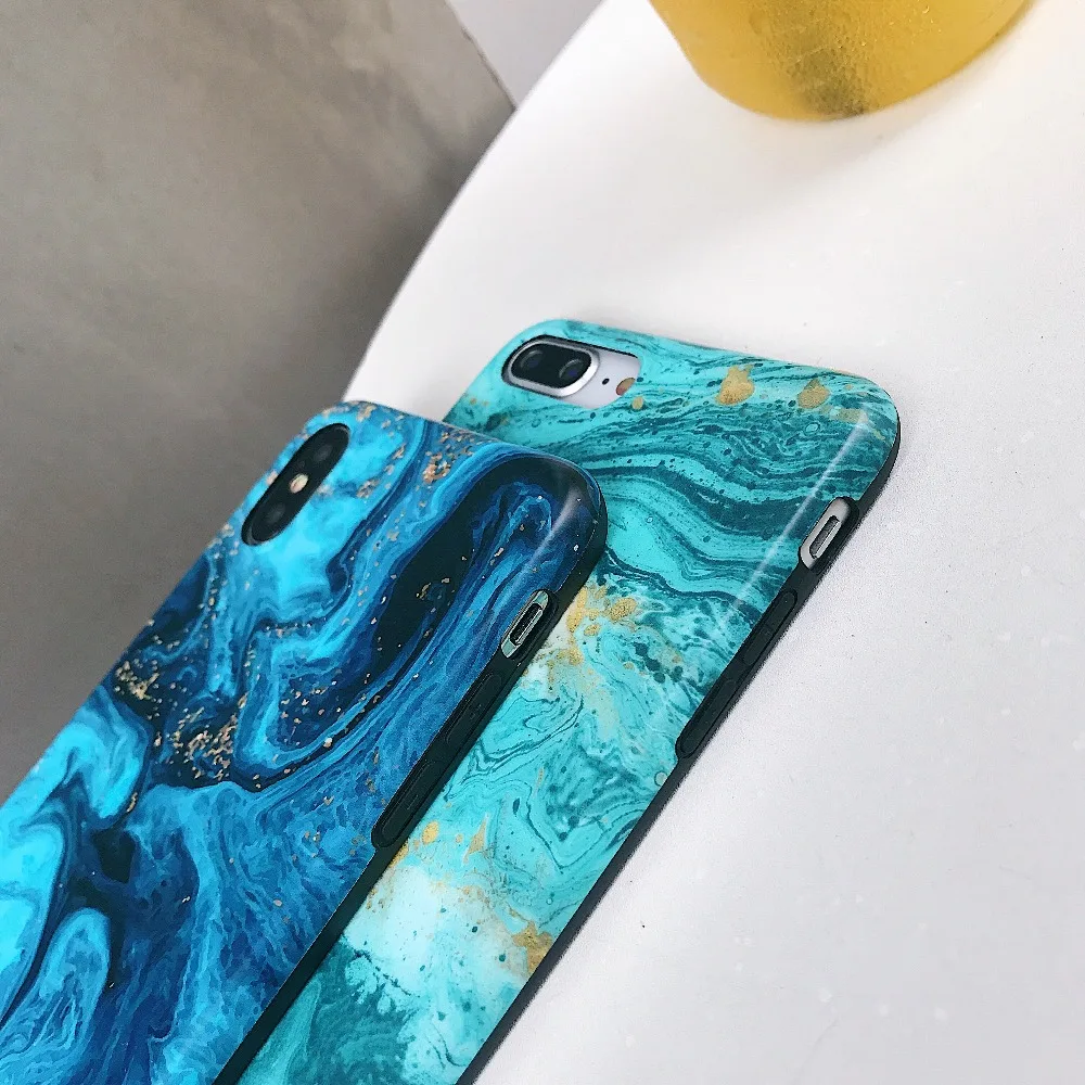 Блестящий Мраморный чехол для iphone 7 XR XS MAX из мягкого ТПУ задняя крышка 6 6S 8 Plus X