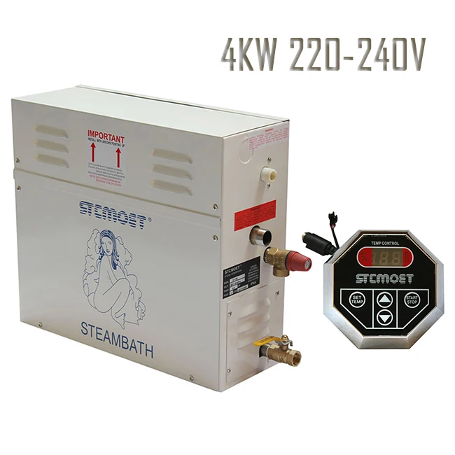 

Free shipping 4KW 220-240V RESIDENTIALSteam bath generator With the best effective cost in total network,Fast-Response