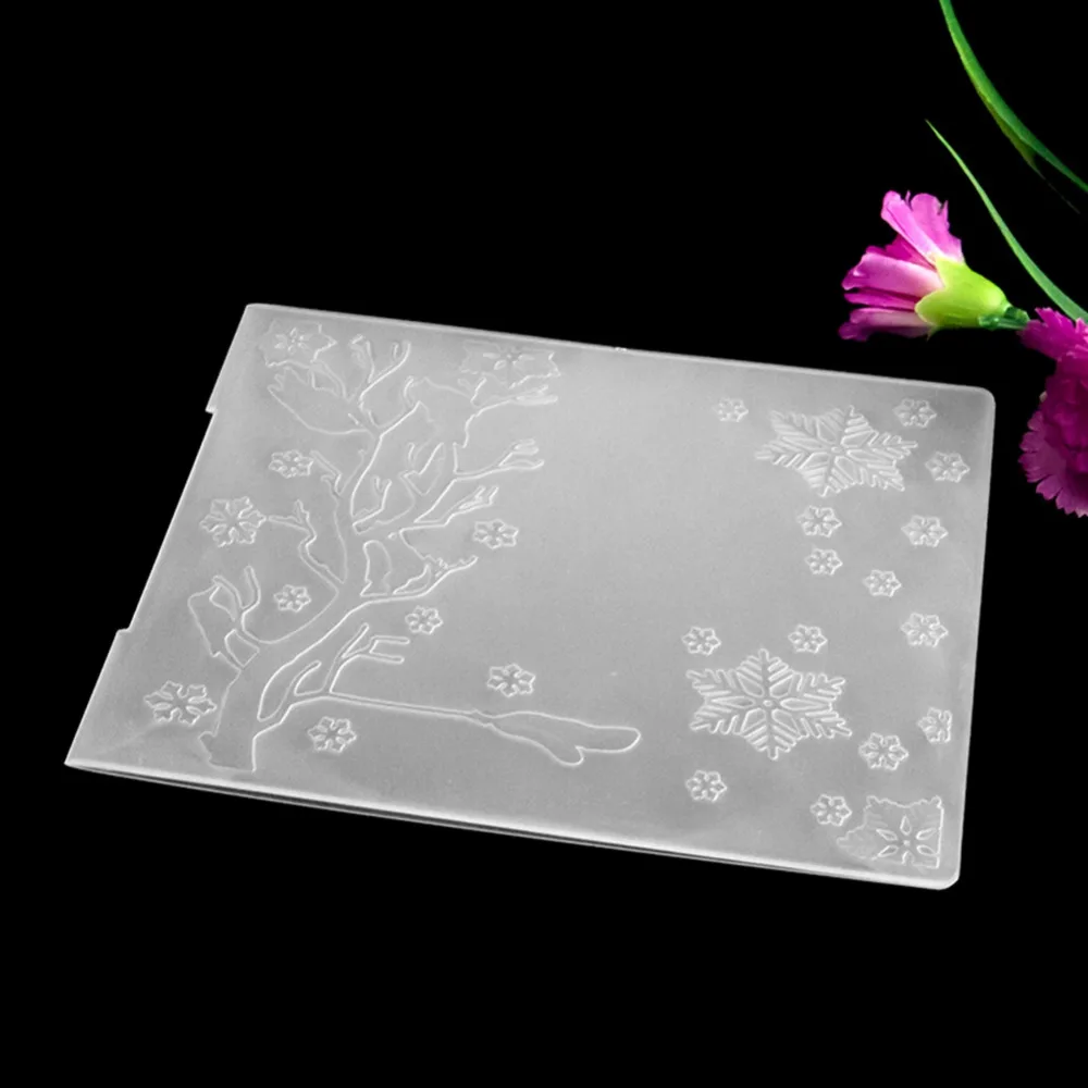 Клетка для птиц цветок водное дерево пластиковая папка с тиснением скрапбукинга