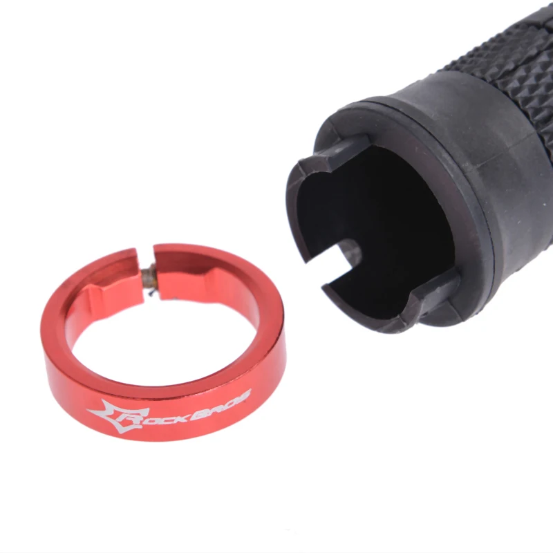 ROCKBROS Упоры для рук на руль велосипеда Нескользящие Грипсы алюминий + PE резиновые