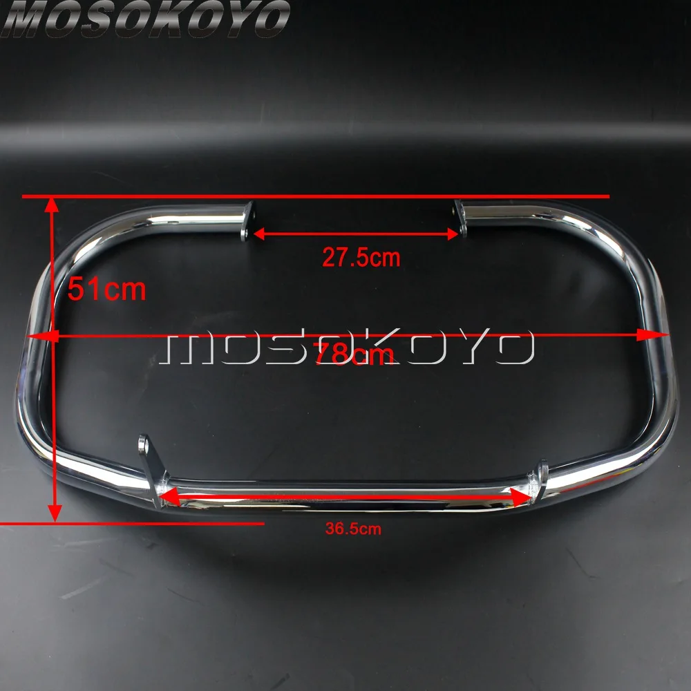 Хромированная защита мотоцикла для Honda VTX1800N VTX1800R VTX1800S мотоцикл 38 мм Fat Bar