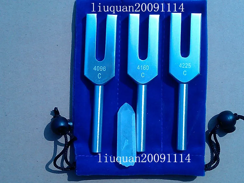 John Schomburg Seoul 3pcs tuning fork set 4096 Hz 4160 Hz 4225 Hz, Sleep Regulation free shipping