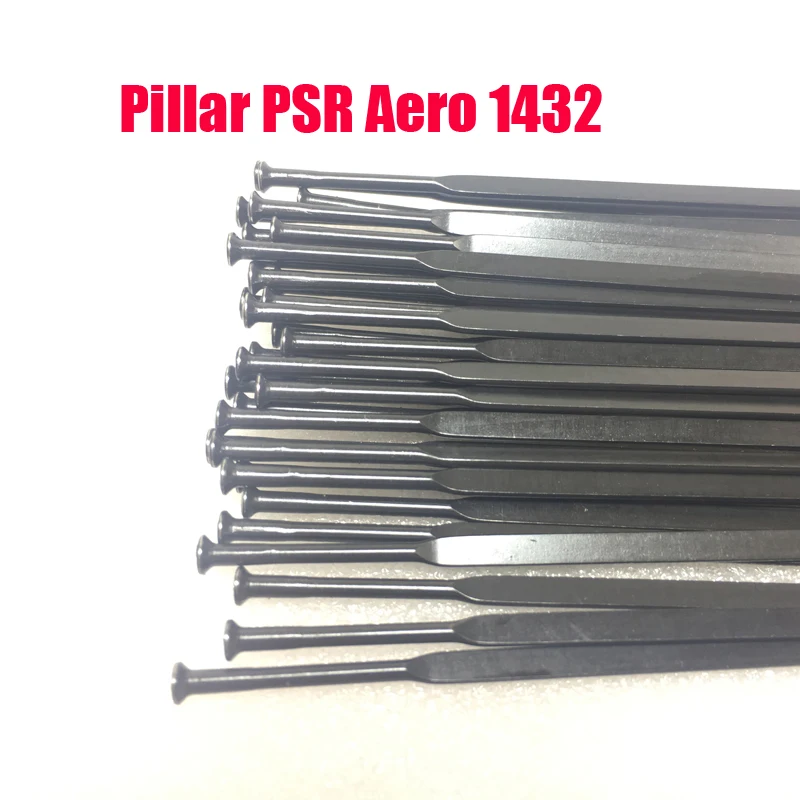 Pillar PSR Aero 1432 спицы европейская нержавеющая сталь черная прямая с плоскими