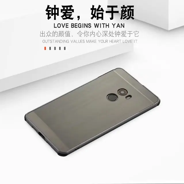Гальванический Алюминиевый металлический бампер для Xiaomi 6/Mix2/note3/Redmi NOTE 4X чехол PC задняя крышка противоударный чехол для телефона