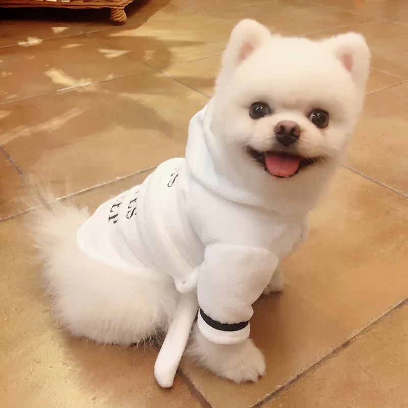 Собака пижамы для домашних животных Тедди кошка одежда собака халаты Домашняя одежда Тедди щенок толстовка мягкая любовь сна принт Pjs XS Размеры s m l xl 2XL