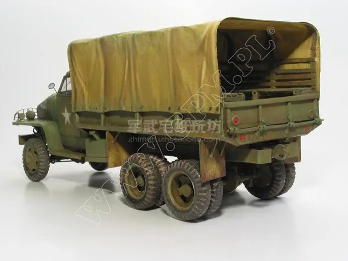 Вторая мировая война грузовик Studebaker US6 3D бумажная модель DIY