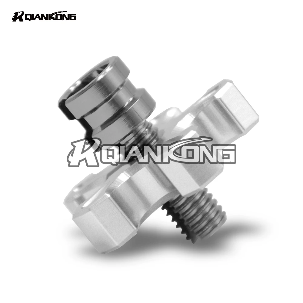 CNC M8 и M10 мотоцикл клатч кабель провода регулятор для HONDA Steed Cb650f Shadow 600/750 Crf Goldwing gl1800 Crf230 аксессуары - Цвет: Sliver 8M