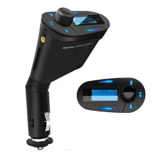 Автомобильный аксессуар беспроводной комплект fm передатчик радиоприемник ЖК