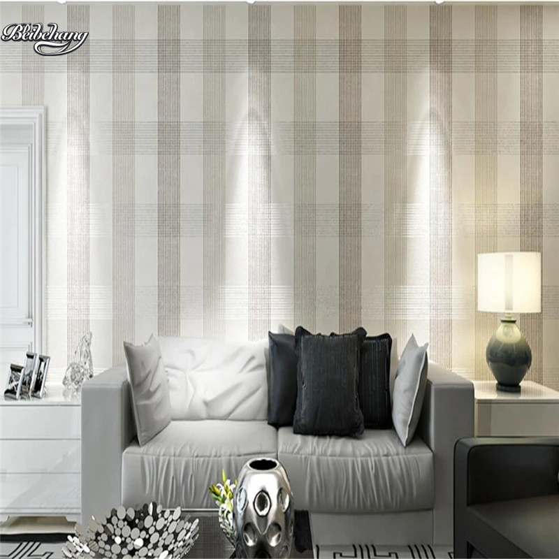 Обои beibehang из нетканого материала Современные Простые обои для гостиной спальни