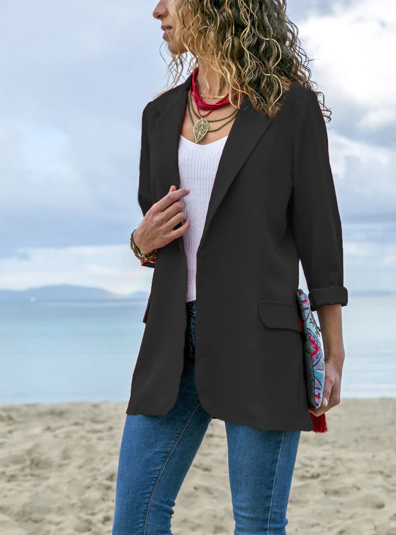 Womens Jackets And Coats Slim Fit Women Formal Jackets Office Work Ladies Coat feminino abrigo Clothes