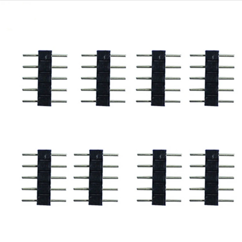 200 шт./лот 5 контактный разъем RGB контактная игла двойной штекер для светодиодной