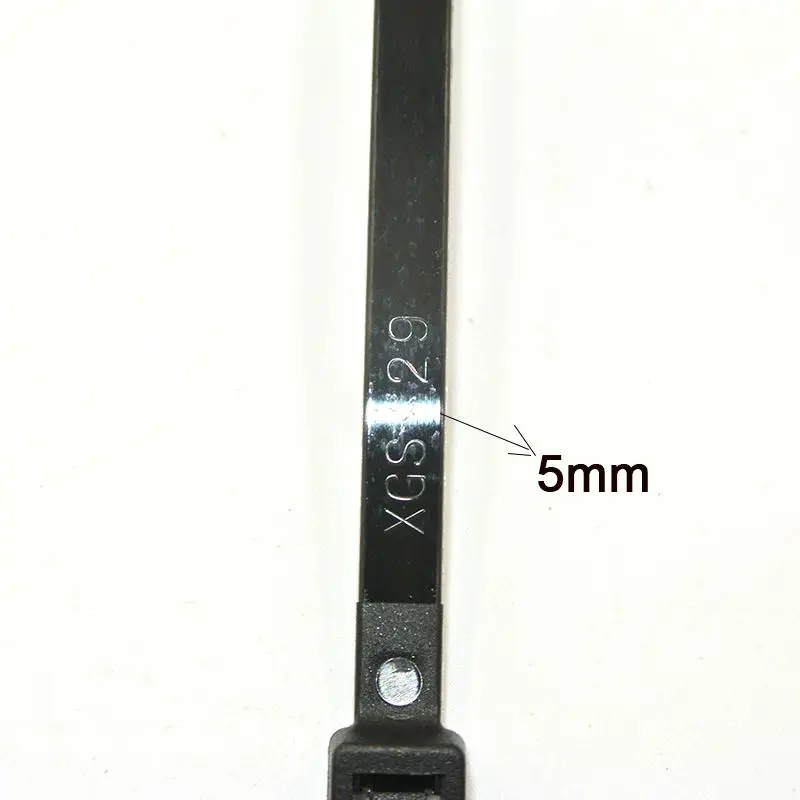 50 шт. нейлоновые пластиковые застежки-молнии для самостоятельного закрепления