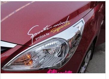 2010-2011 для hyundai VERNA/Solaris ABS хромированная крышка передней фары