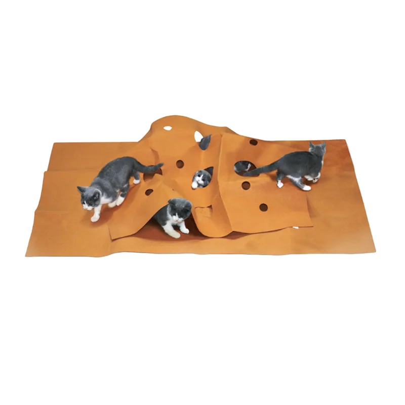 Washable Cat Sniffing Pad Feeding Pet Mat Smell Training Pads Stress Release Nose Work Cats Dogs Blanket | Дом и сад