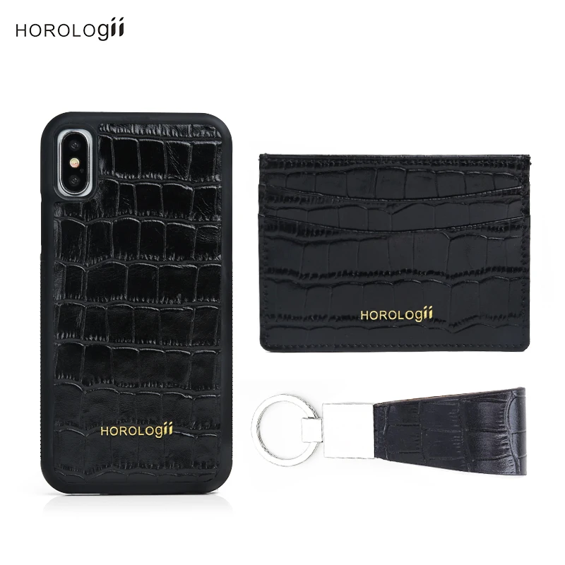 Horologii роскошный подарочный набор карта накладка держатель для телефона чехол Iphone