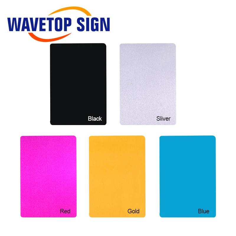 Металлический лист WaveTopSign 100 шт./лот из алюминиевого сплава толщиной 0 2 мм для