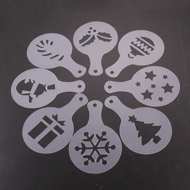 8 шт./компл. Новая креативная Пластиковая форма для гирлянды густая кофейная пена